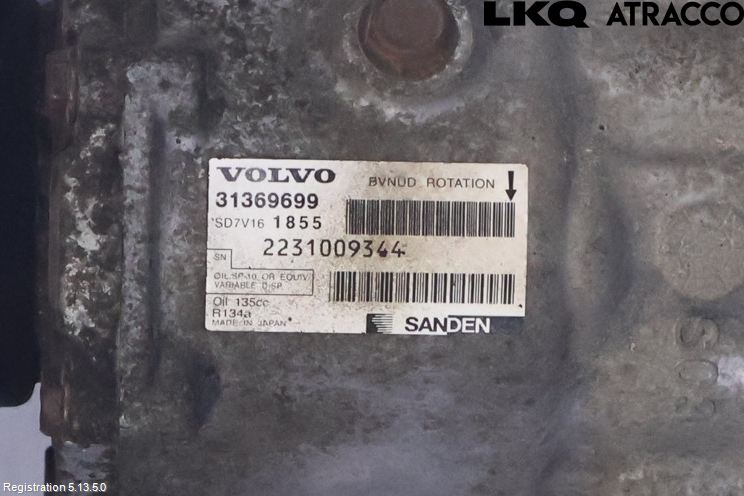 Volvo V60 14-18 Ac Kompressor