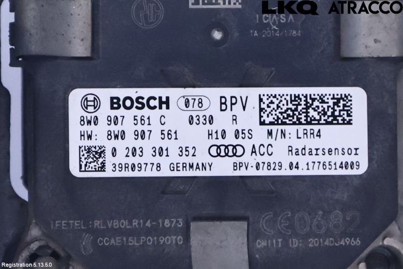 Audi A4/S4 B9 16-19 Sensor Adaptiv Farthållare
