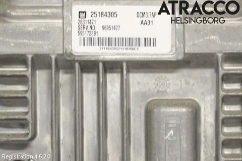 GM CHEVROLET ORLANDO Styrenhet Inspump Diesel