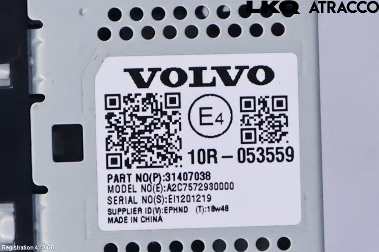 Volvo V60 CROSS COUNTRY 19- Usb Connection
