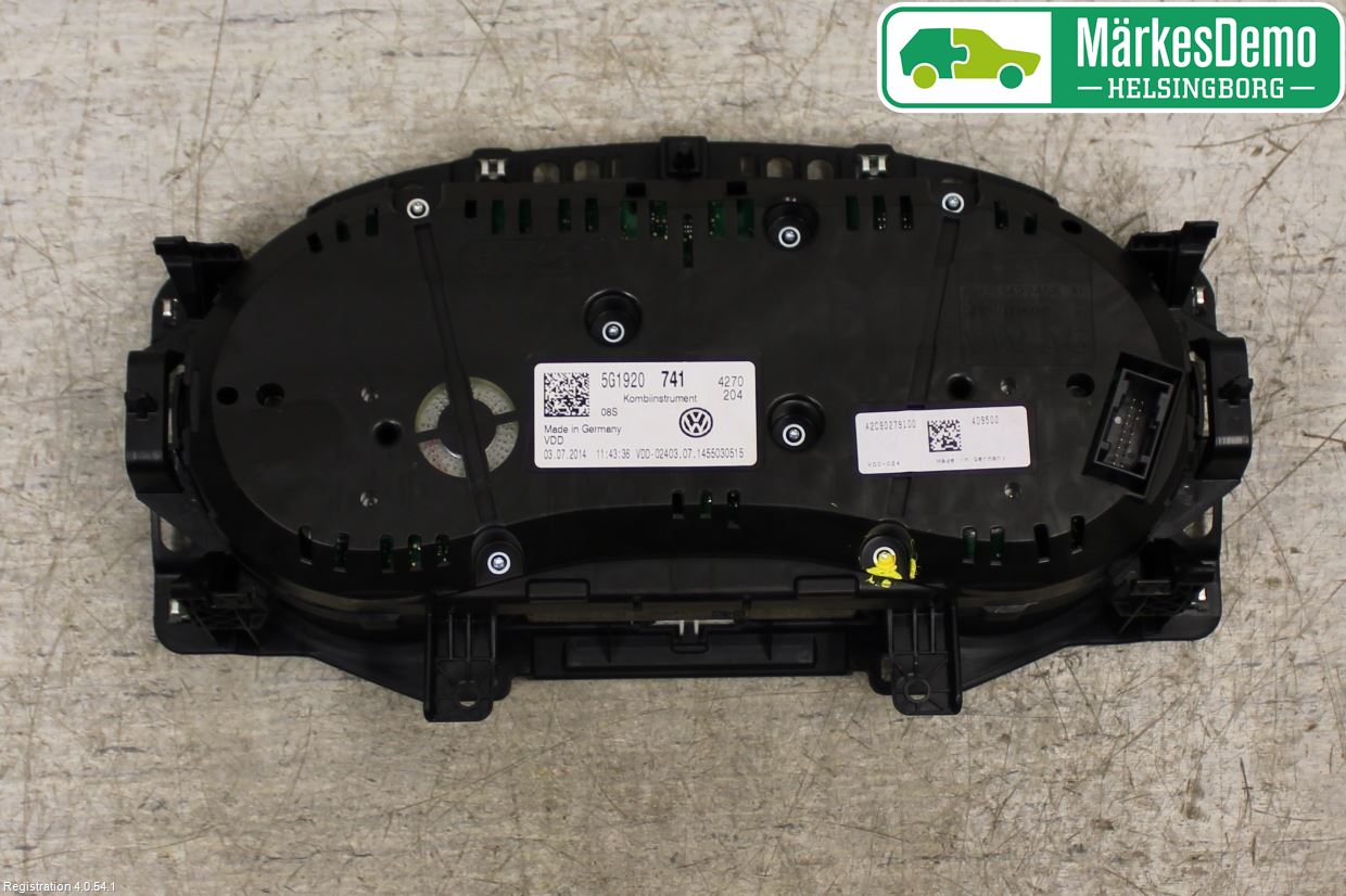 Volkswagen VW GOLF / E-GOLF VII 13-20 Instrument Komb