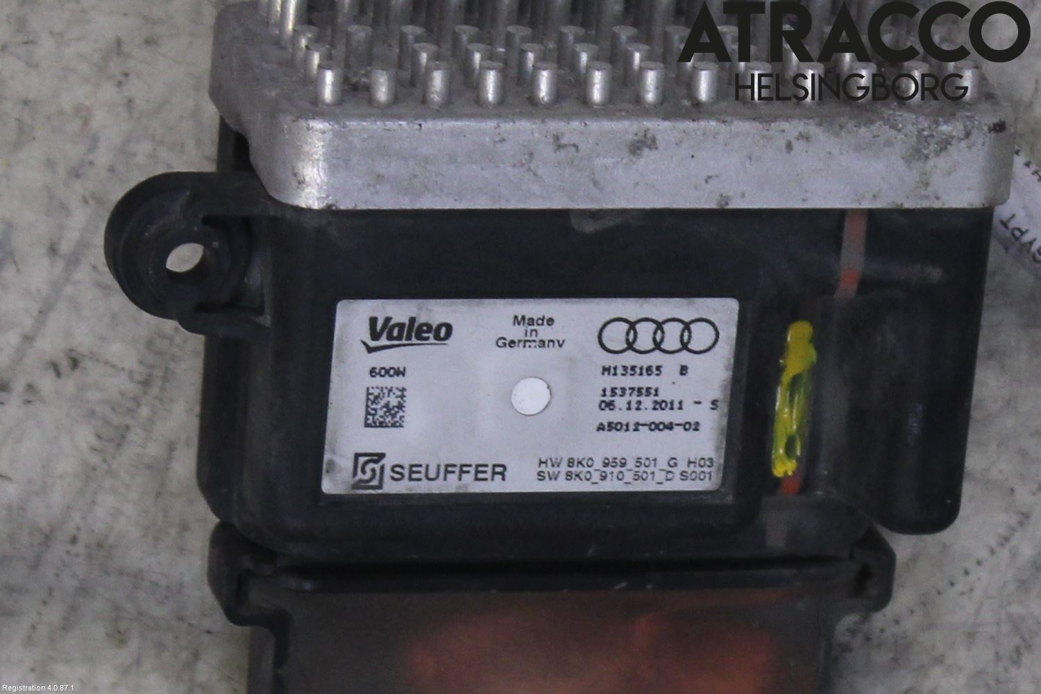 Audi A5 07-16 Kylfläktsmotstånd