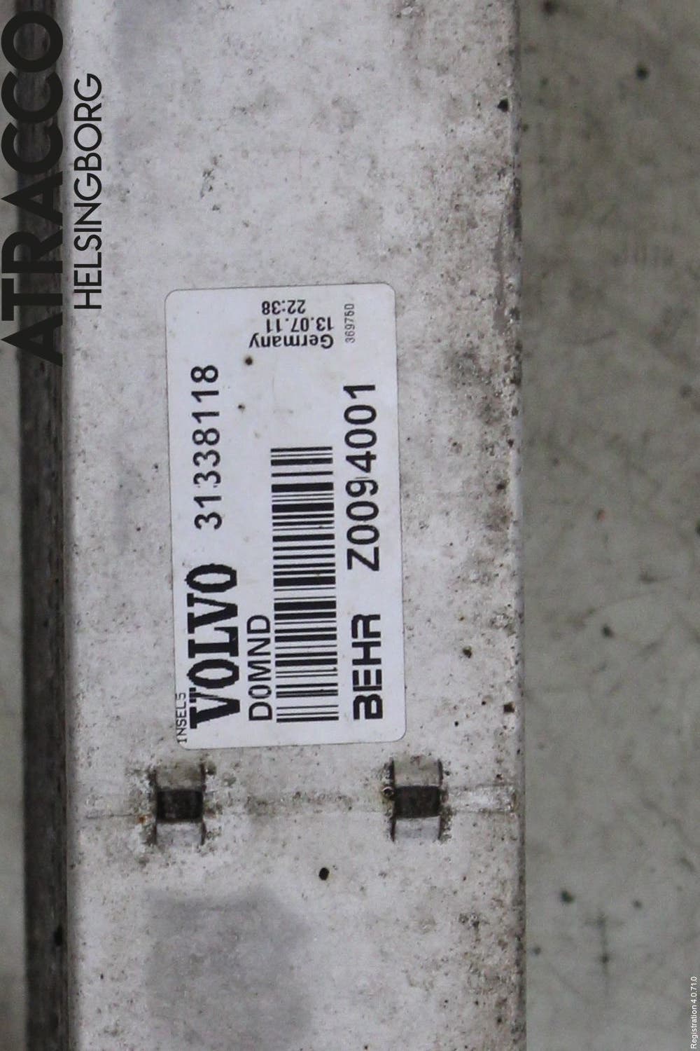 Volvo V50 08-12 Laddluft-Intercooler Kyl