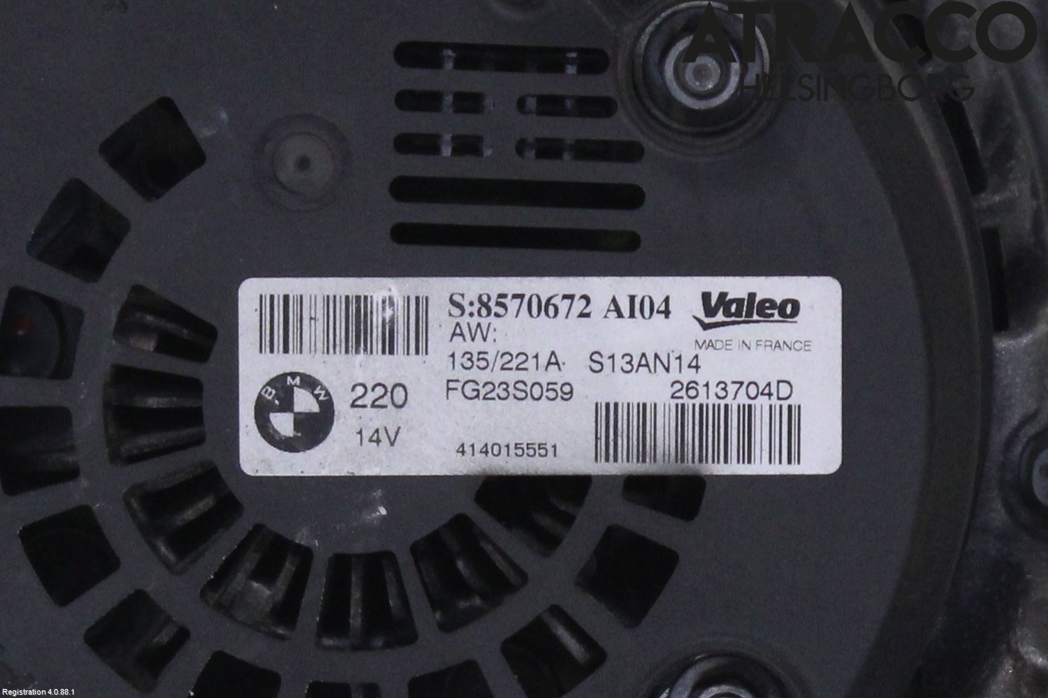 BMW 5 F10/F11/F18 09-17 Generator