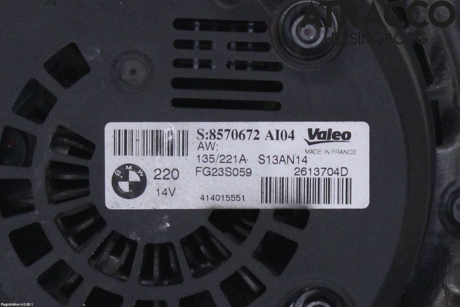 BMW 5 F10/F11/F18 09-17 Generator