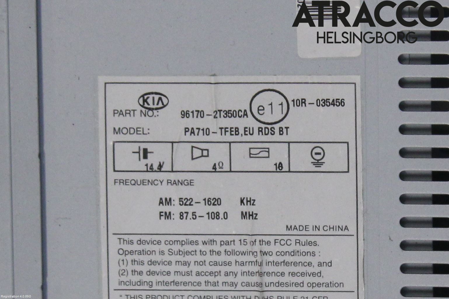 Kia OPTIMA 00-15 Cd Radio - Multimediapanel