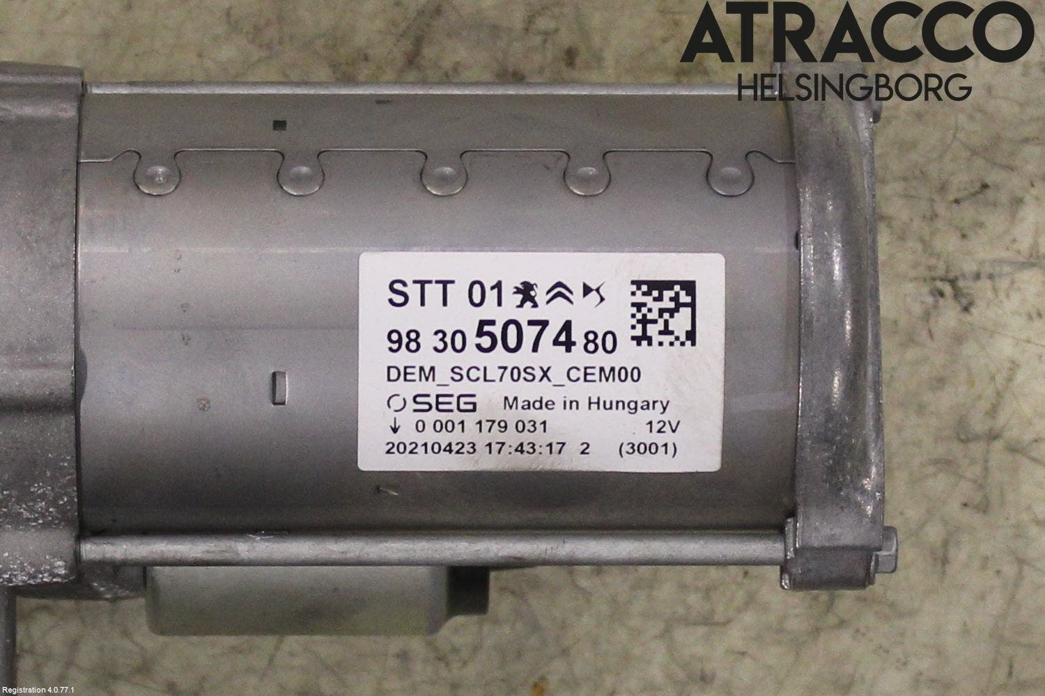 Citroen C4/E-C4 C4X/E-C4X III 21- Startmotor