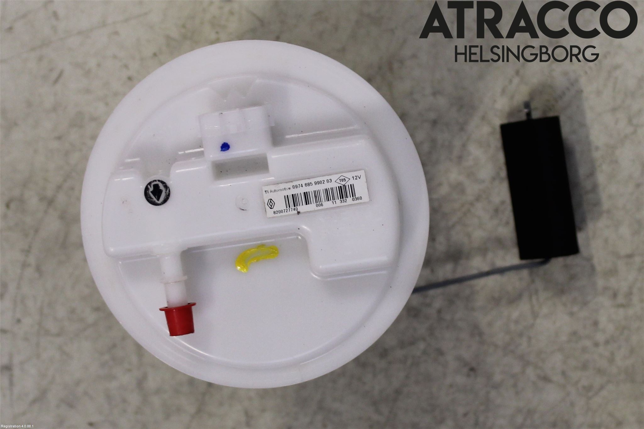 Renault CLIO III  09-12 Bränslepump El