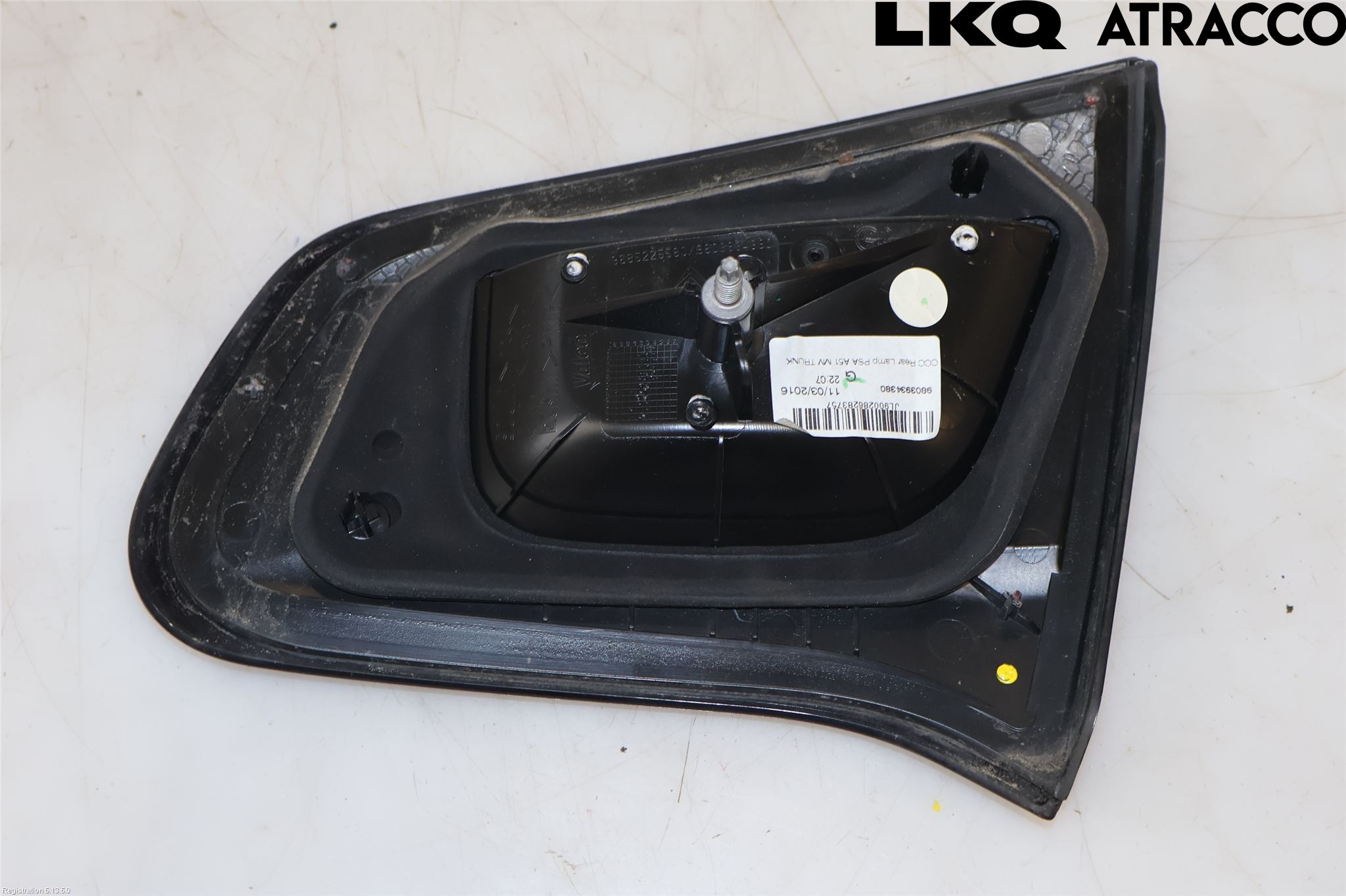 Citroen C3 10-17 Bakljus Lucka Vä