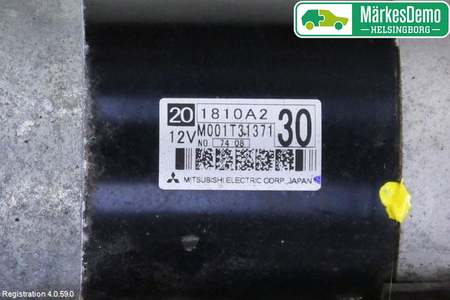 Mitsubishi ASX 10-22 Startmotor Diesel