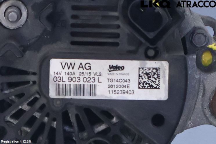 Volkswagen VW CADDY 16-20 Generator