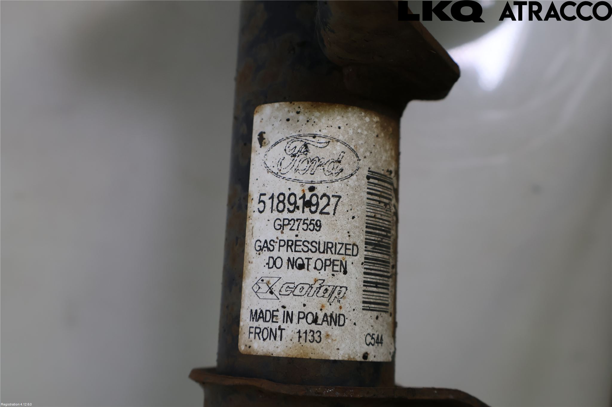 Ford KA 09-16 Fjäderben Fram Höger