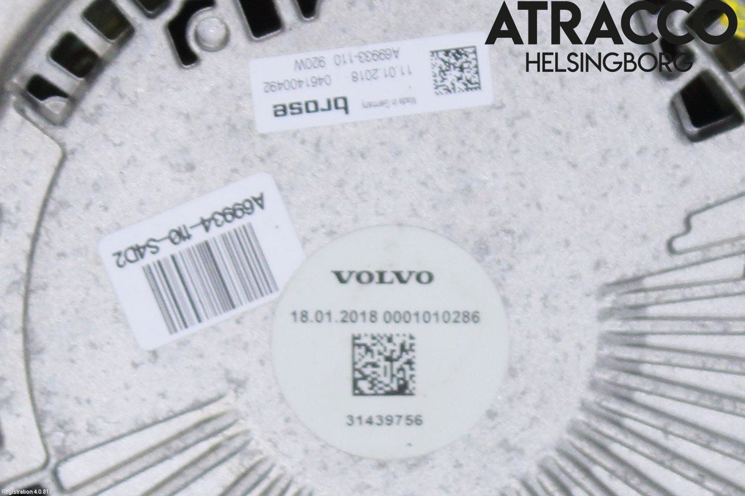 Volvo XC90/RECHARGE 16- Kylfläkt El