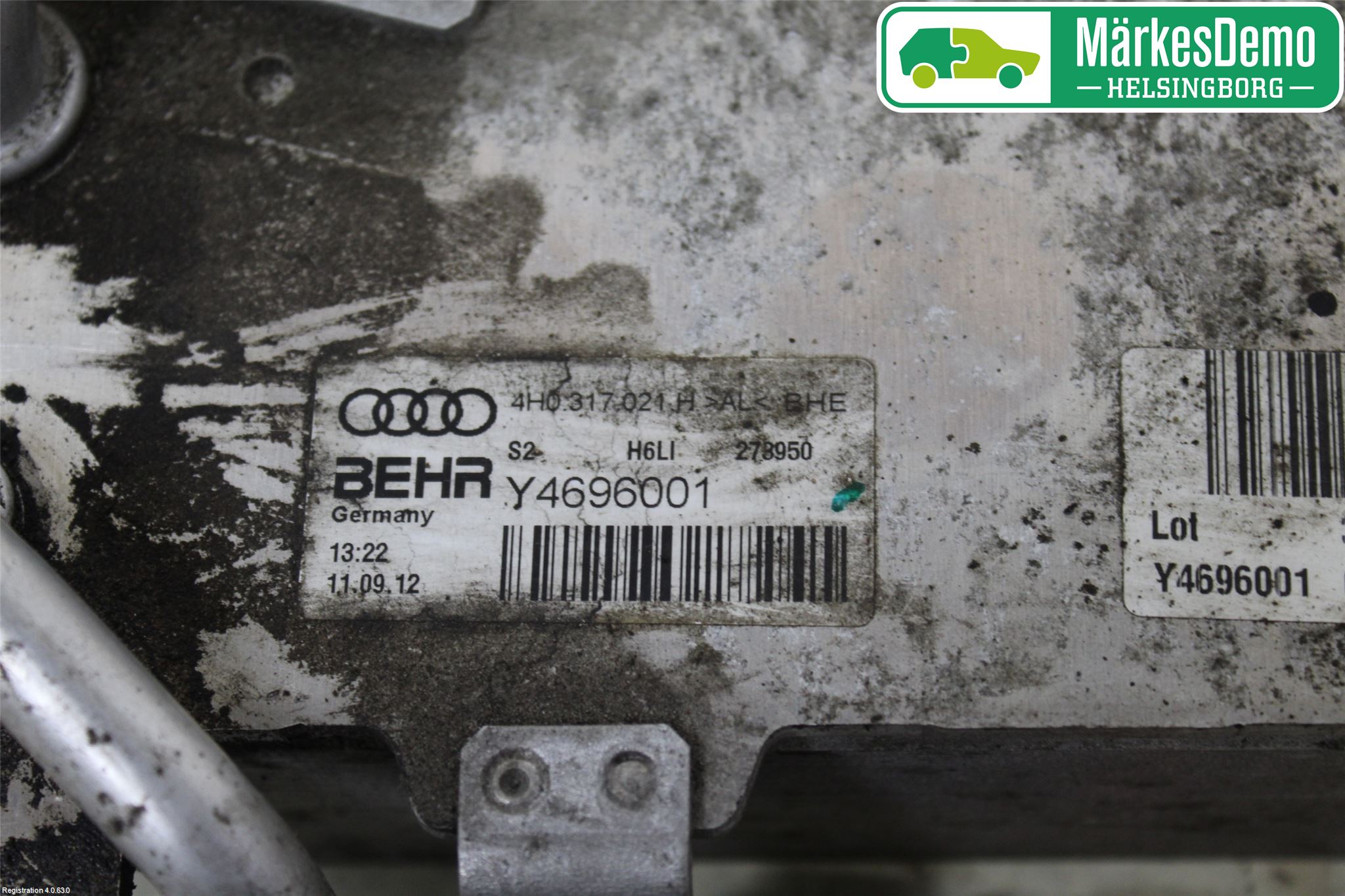 Audi A7/S7 4G 11-17 Oljekylare Automat