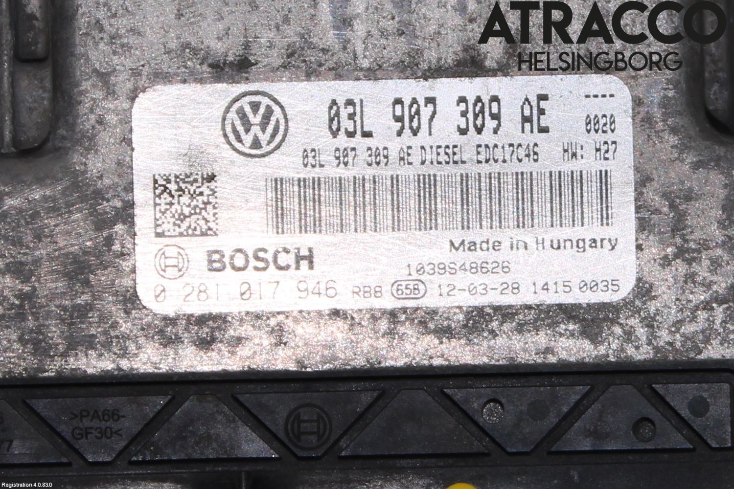 Volkswagen VW PASSAT CC 08-16 Styrenhet Inspump Diesel