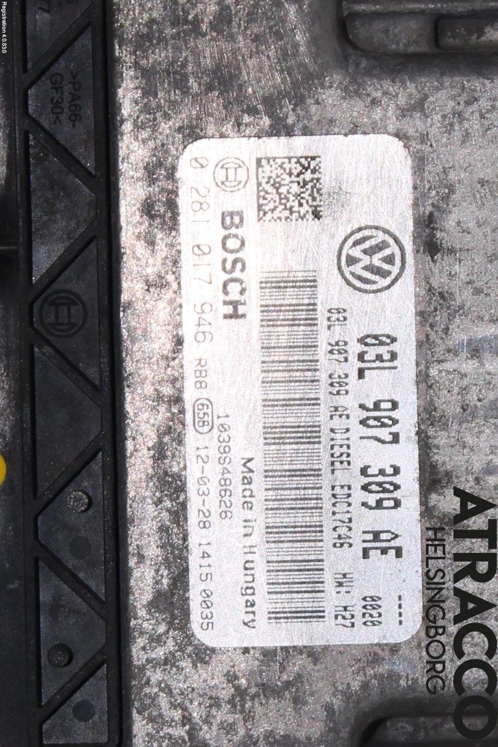 Volkswagen VW PASSAT CC 08-16 Styrenhet Inspump Diesel