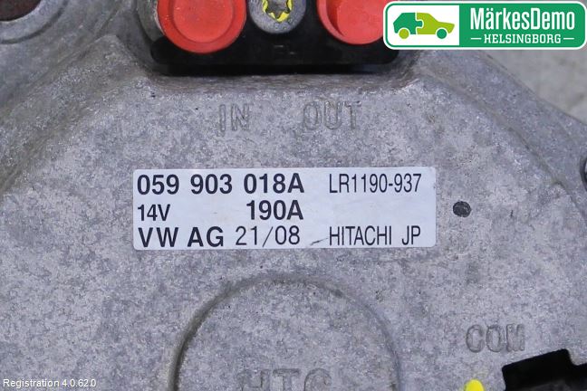 Volkswagen VW TOUAREG 7P 11-18 Generator