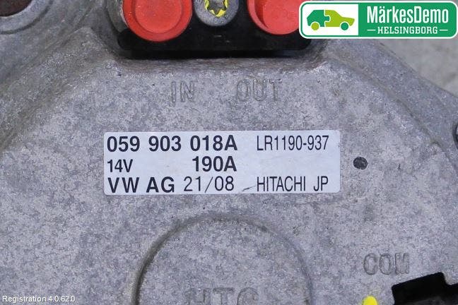 Volkswagen VW TOUAREG 7P 11-18 Generator