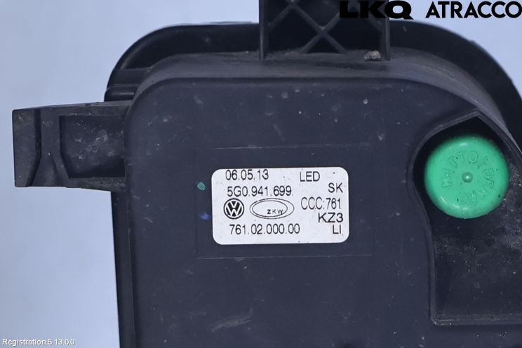 Volkswagen VW GOLF / E-GOLF VII 13-20 Dimljus-Varselljus Fram