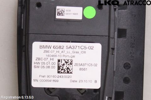 BMW X5 G05 18- Strömställare Multifunktion