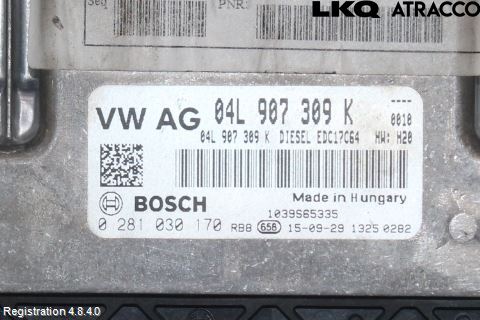 Volkswagen VW SHARAN 11- Styrenhet Inspump Diesel