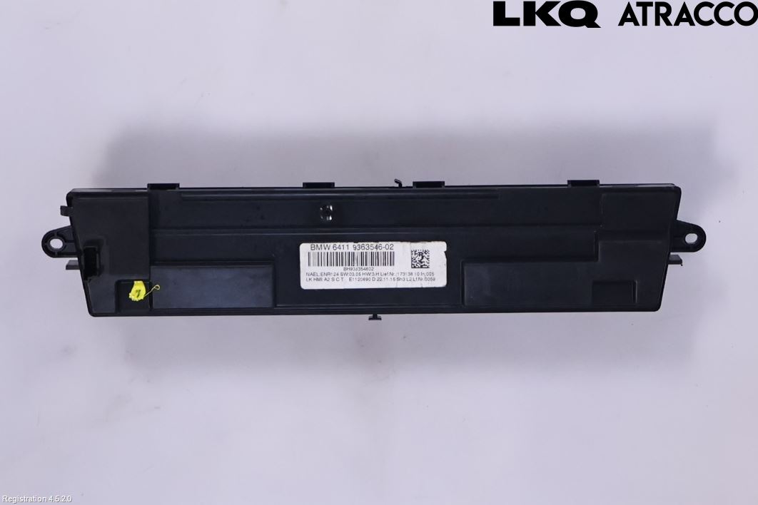 BMW 3 F30/F31/F80 12-19 Ac Styrenhet Ac Manöveren