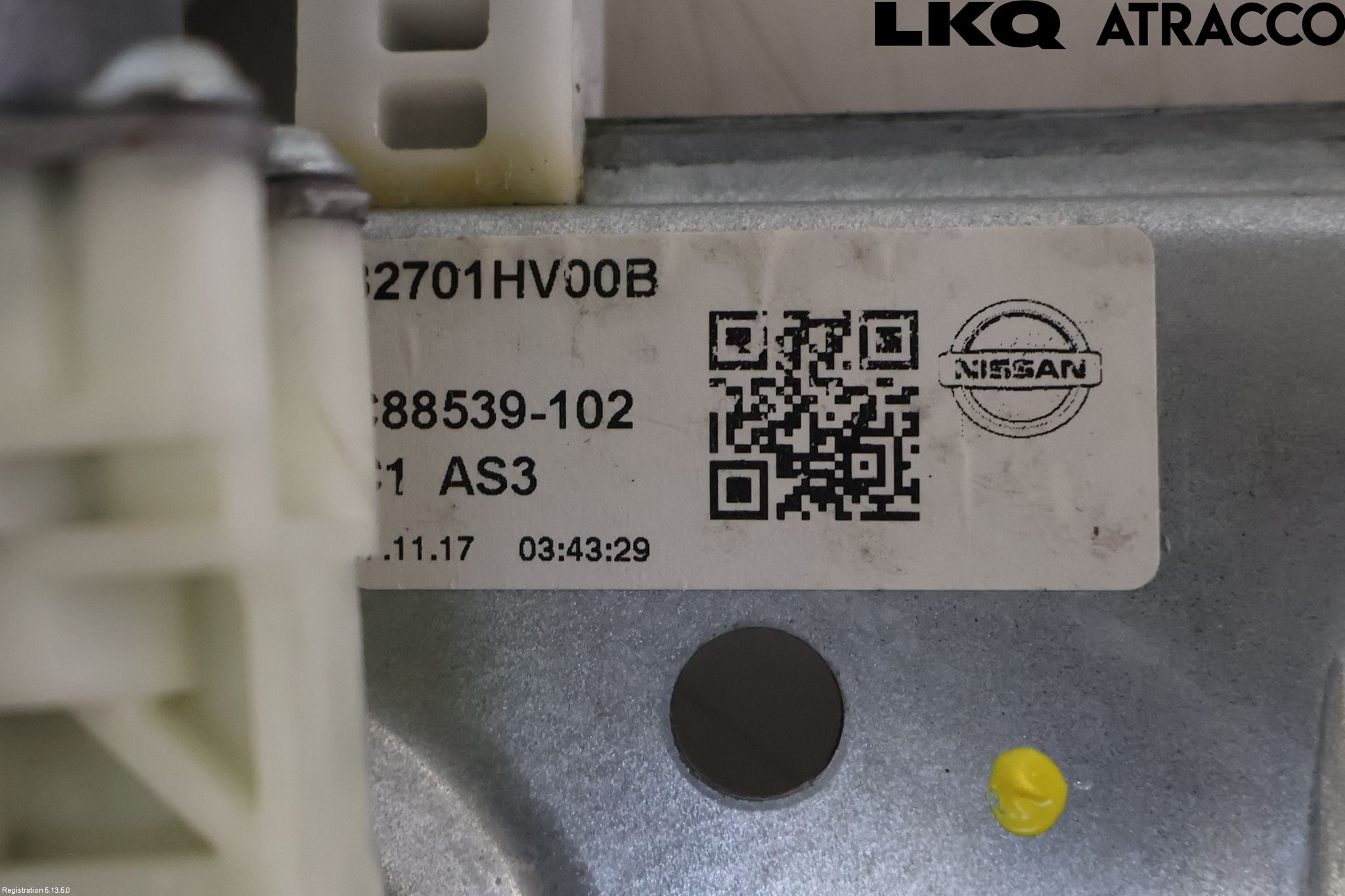 Nissan QASHQAI 17-21 Fönsterhiss El Kompl