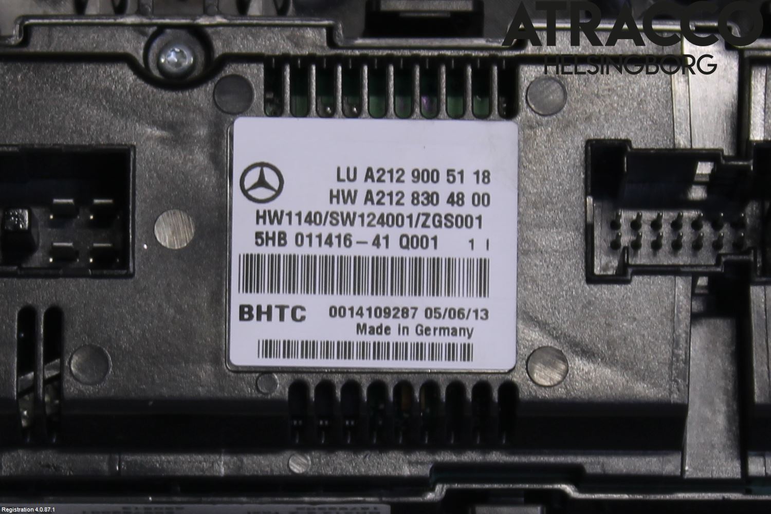 Mercedes-Benz MB E-KLASS (W212) 09-16 Ac Styrenhet Ac Manöveren