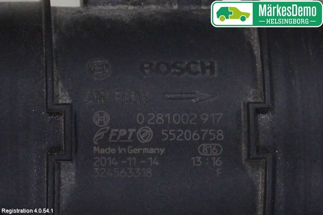 Fiat FREEMONT Injluftmassamätare