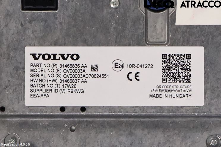 Volvo XC60 18- Multifunktionsdisplay