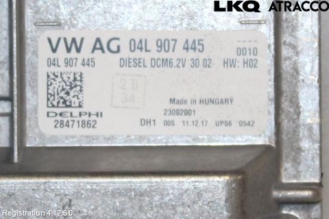 Volkswagen VW TRANSP/CARAVELLE (T6) 16-22 Styrenhet Inspump Diesel