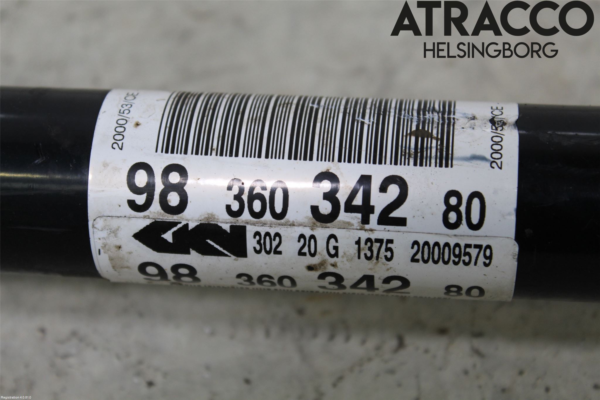 Peugeot 208/E-208 20- Drivaxel Fram Höger