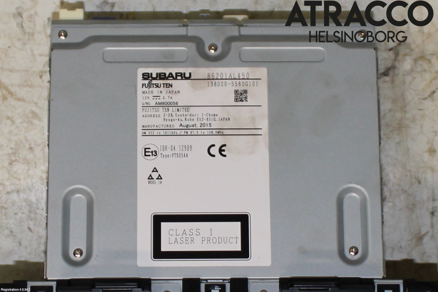 Subaru OUTBACK 15-20 Cd Radio - Multimediapanel