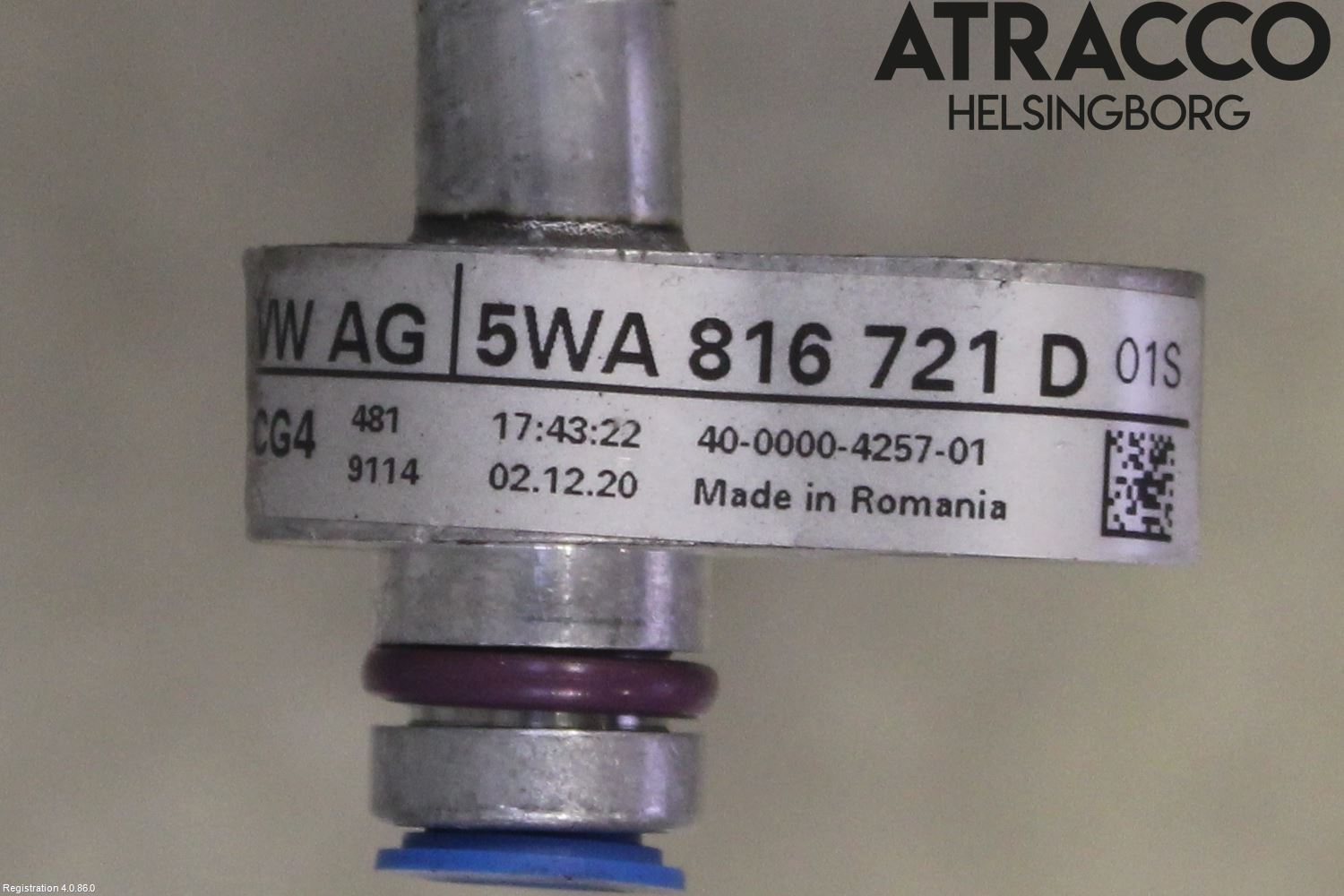 Volkswagen VW GOLF / E-GOLF VIII 20- Ac Slang-Rör