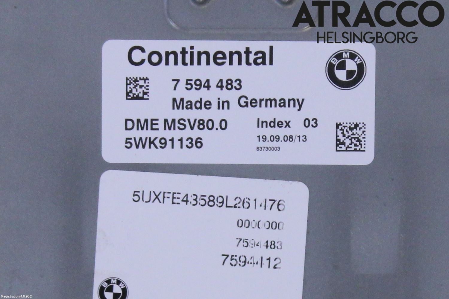 BMW X5 E70 07-13 Styrenhet Insprut Bensin