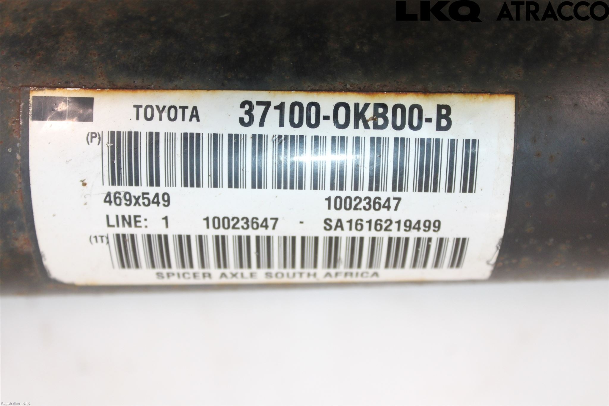 Toyota HILUX 16- Mellanaxel Komp