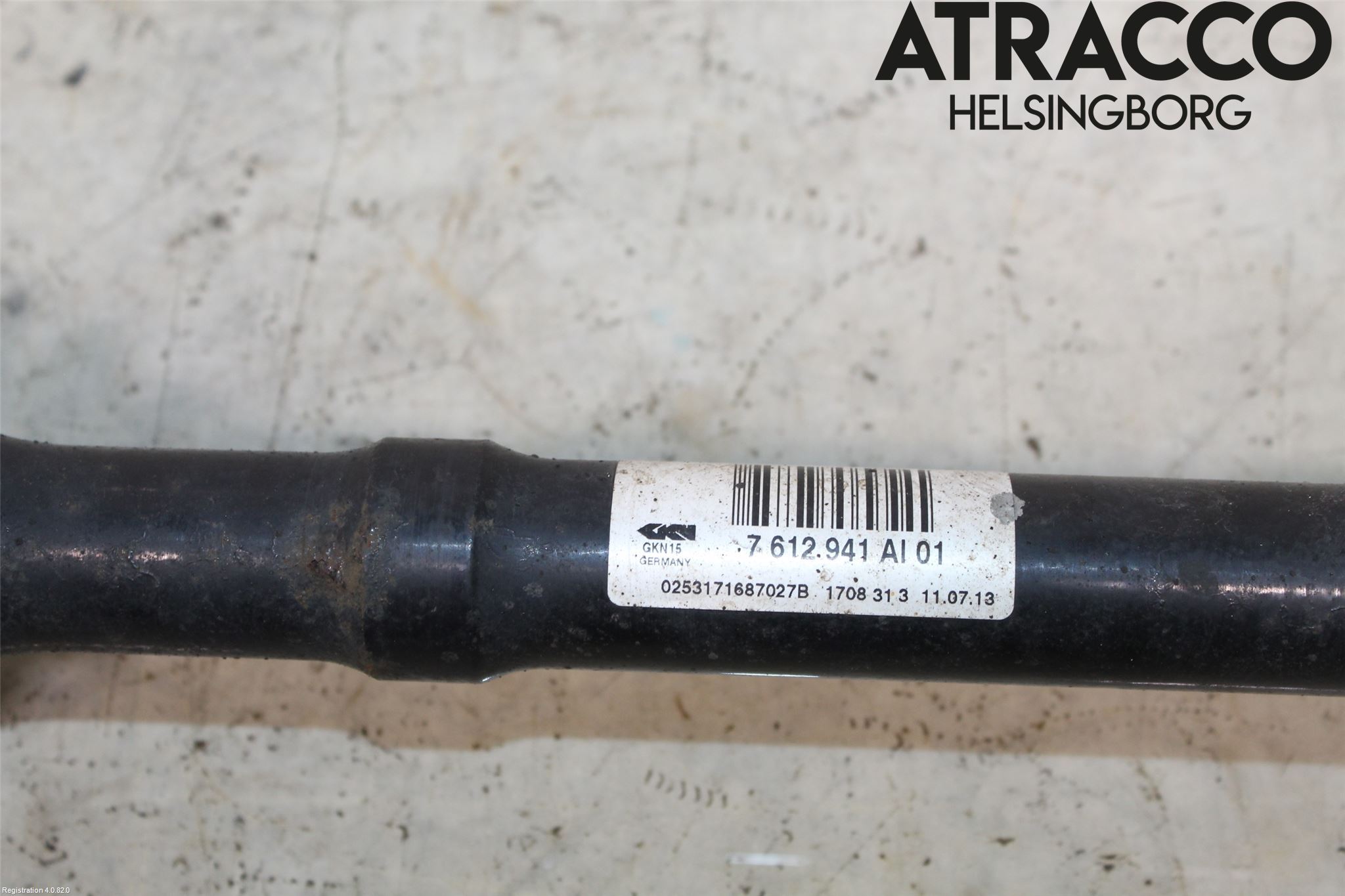 BMW 5 F10/F11/F18 09-17 Drivaxel Bak Vänster