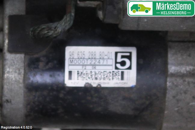 Citroen C3 10-17 Startmotor Diesel