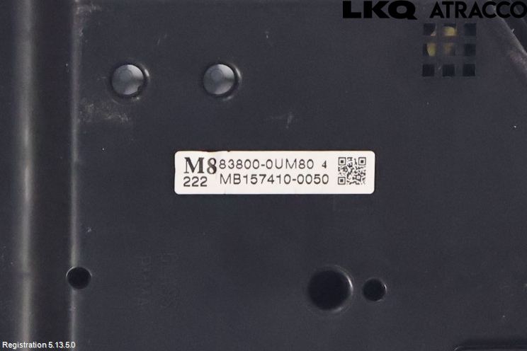 Toyota YARIS XP130 15-20 Instrument Komb