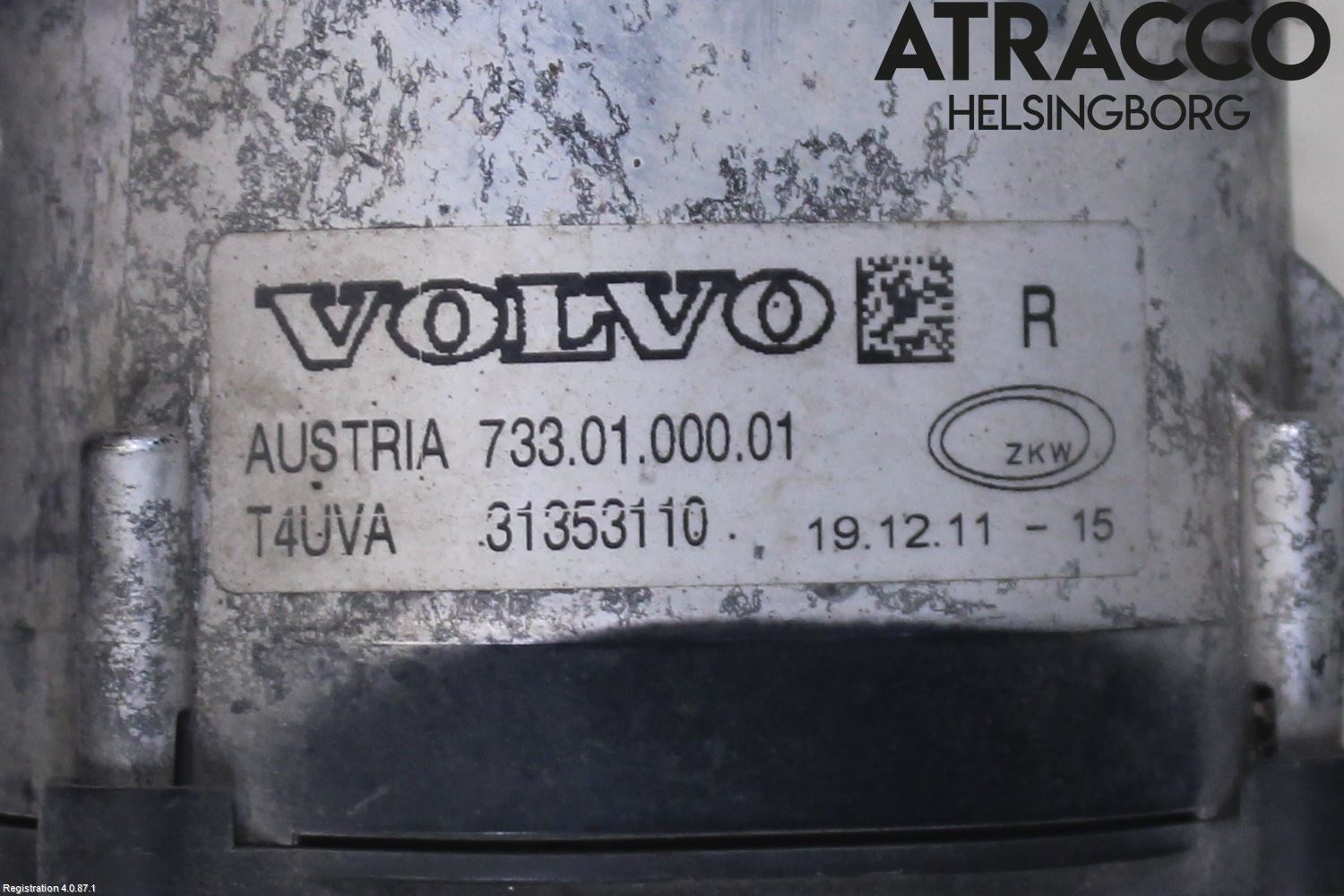 Volvo C30 10-13 Dimljus-Varselljus Fram