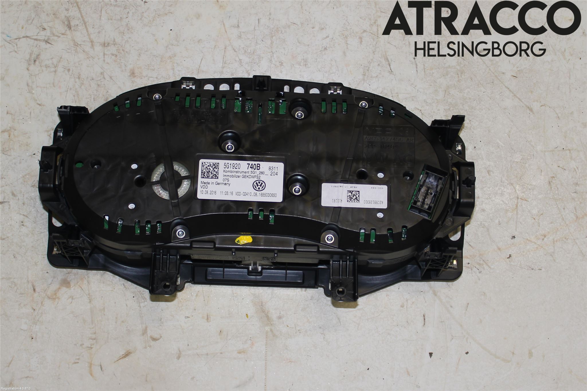 Volkswagen VW GOLF / E-GOLF VII 13-20 Instrument Komb
