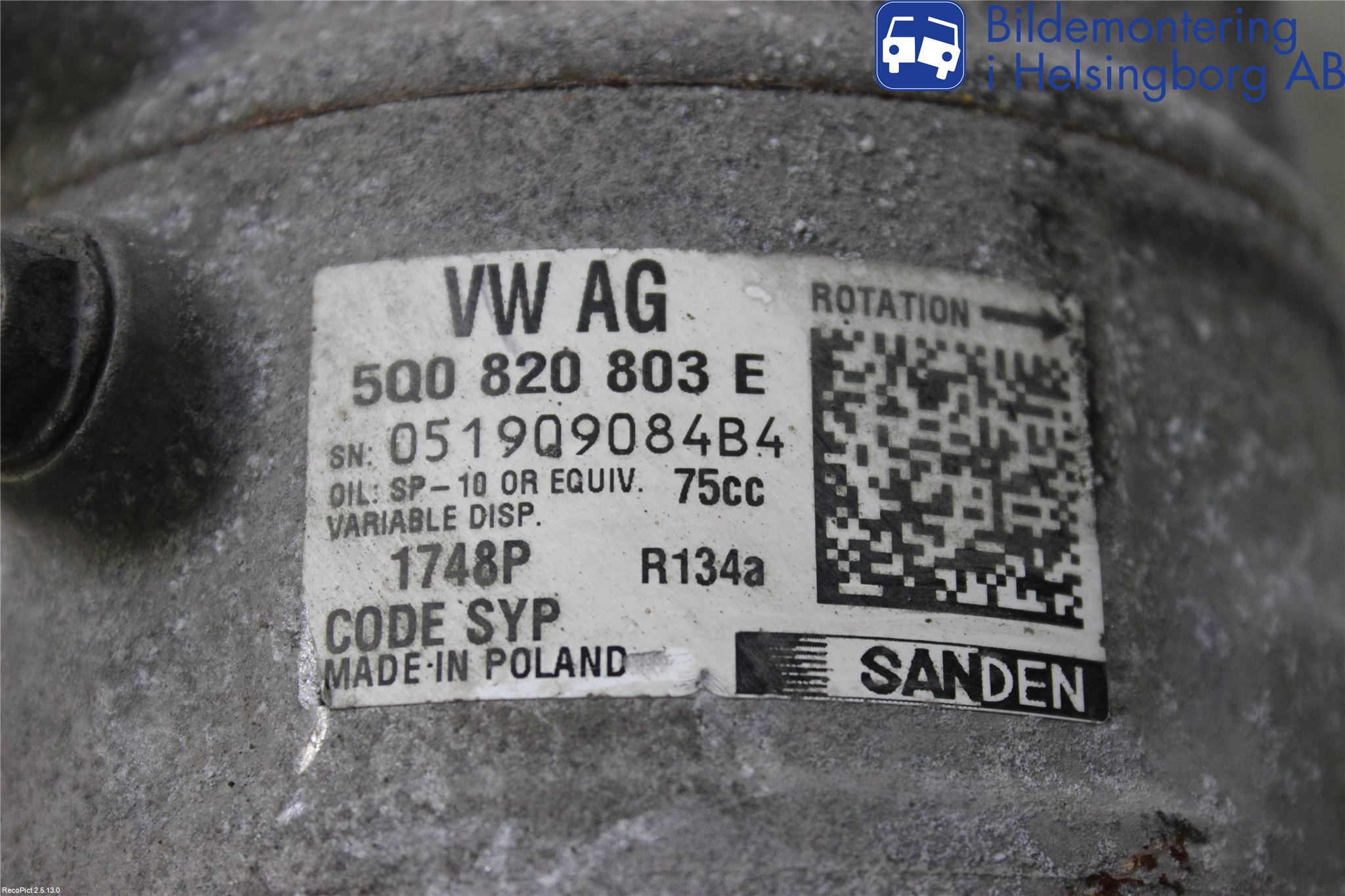 Skoda RAPID Ac Kompressor