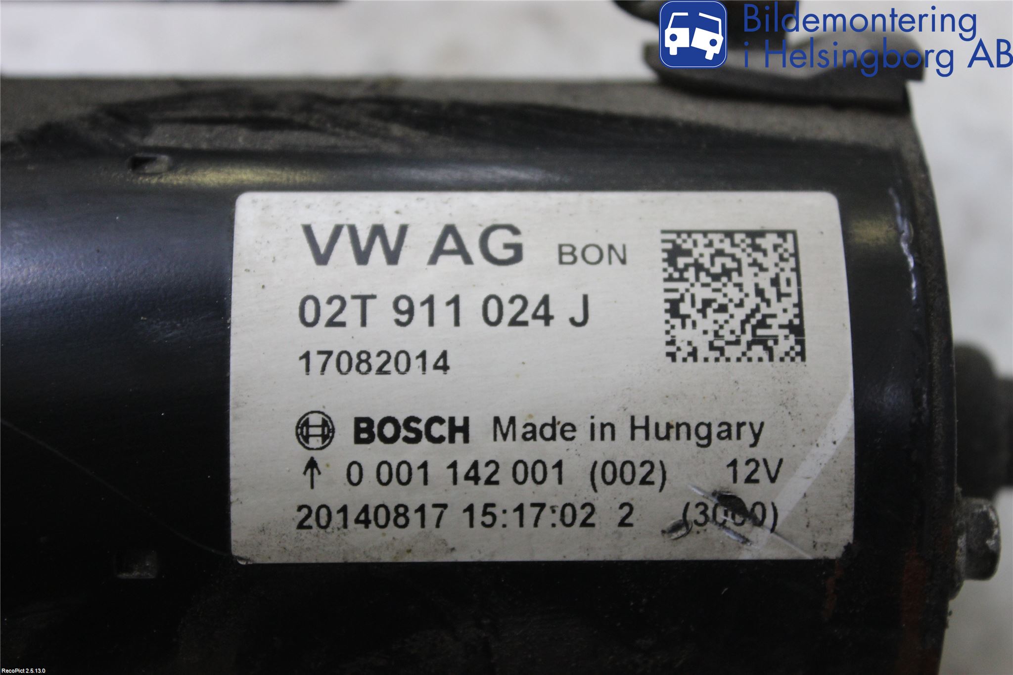 Skoda RAPID Startmotor