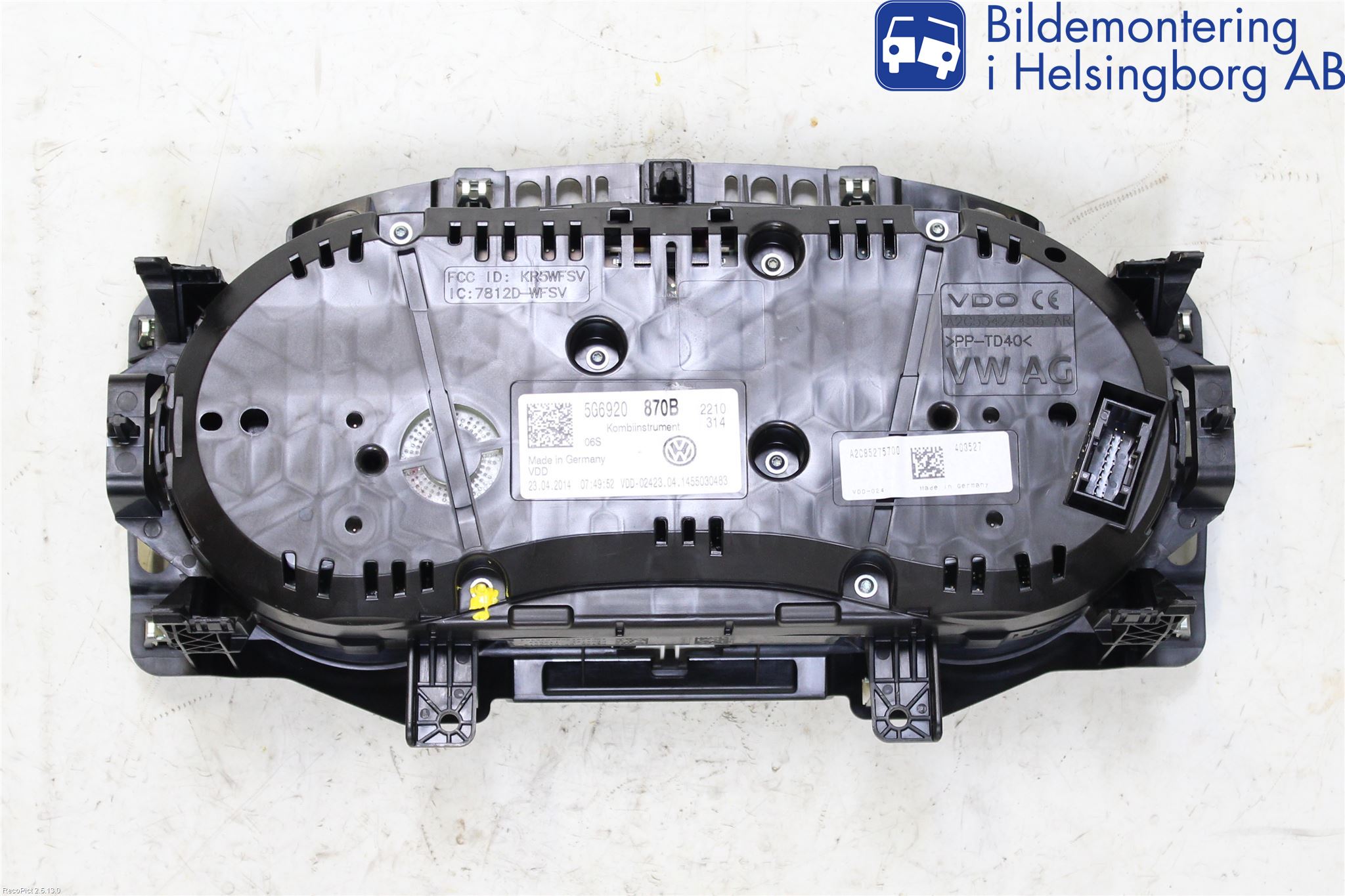 Volkswagen VW GOLF / E-GOLF VII 13-20 Instrument Komb