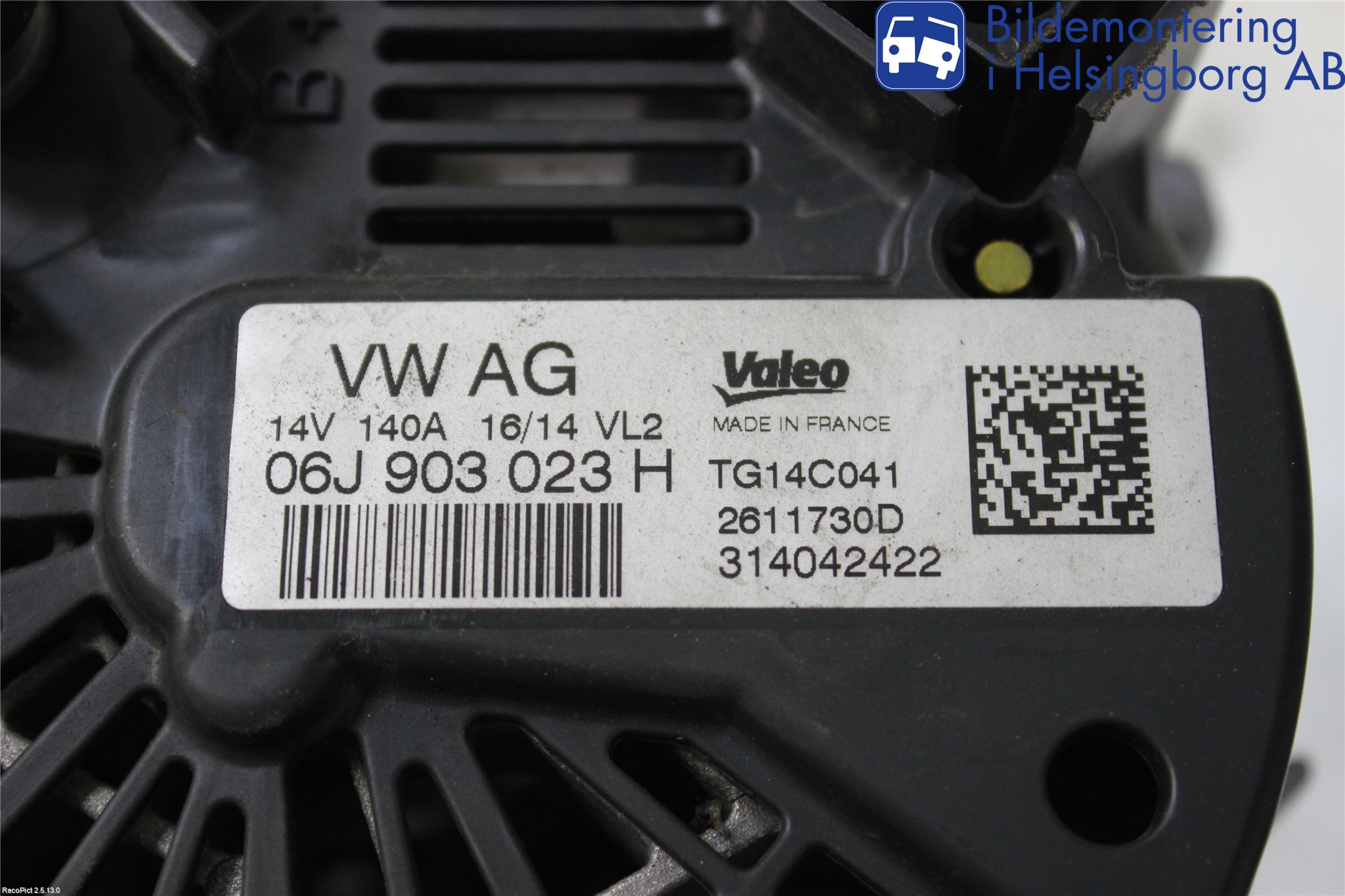 Volkswagen VW GOLF / E-GOLF VII 13-20 Generator