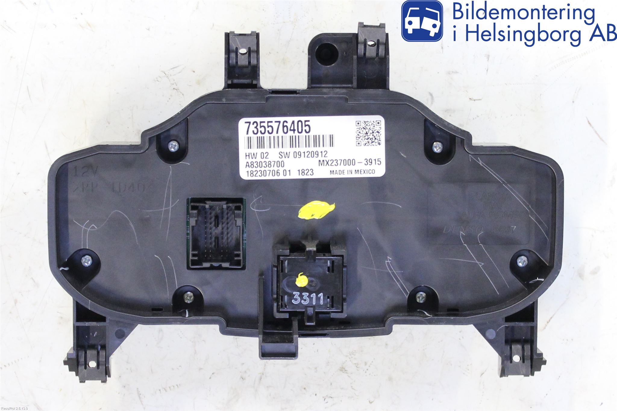 Fiat 500 07- Ac Styrenhet Ac Manöveren