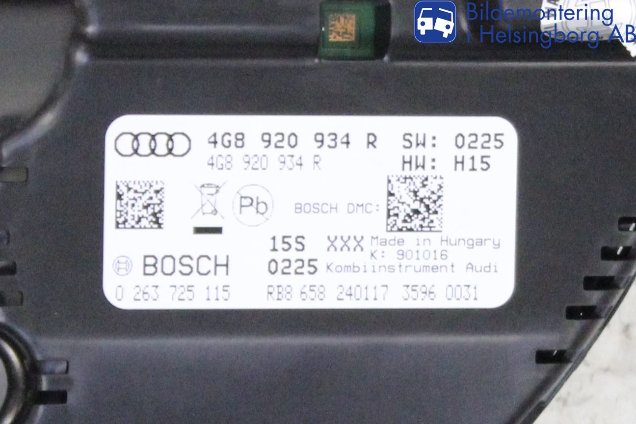 Audi A6/S6 4G 11-18 Instrument Komb