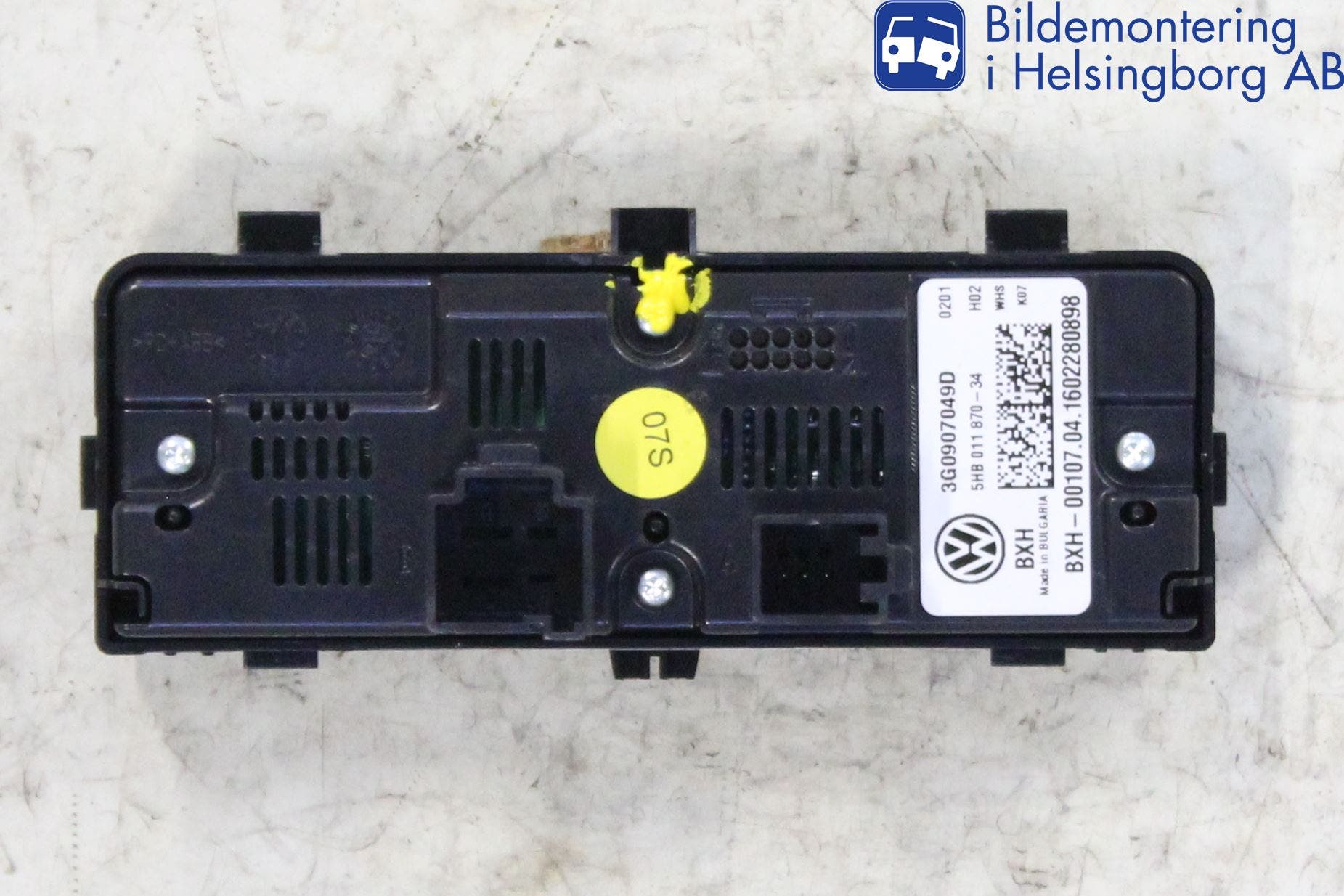 Volkswagen VW PASSAT 15-19 Ac Styrenhet Ac Manöveren