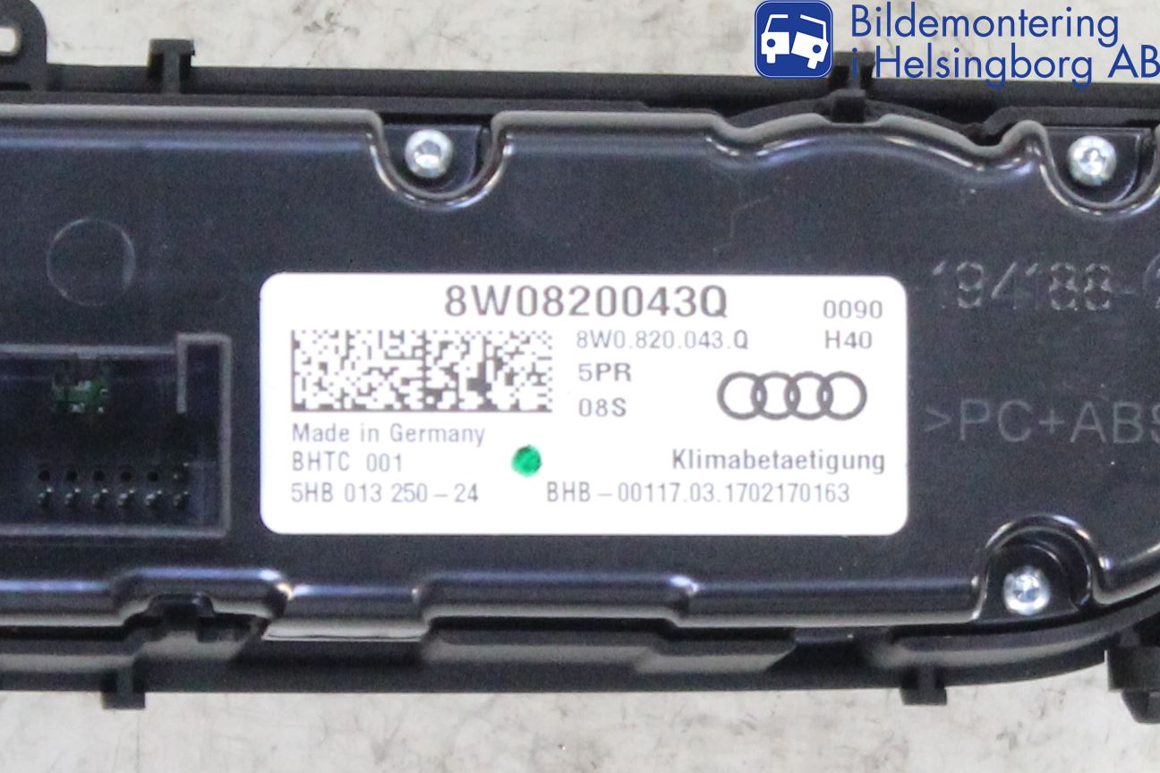 Audi A5 17- Ac Styrenhet Ac Manöveren