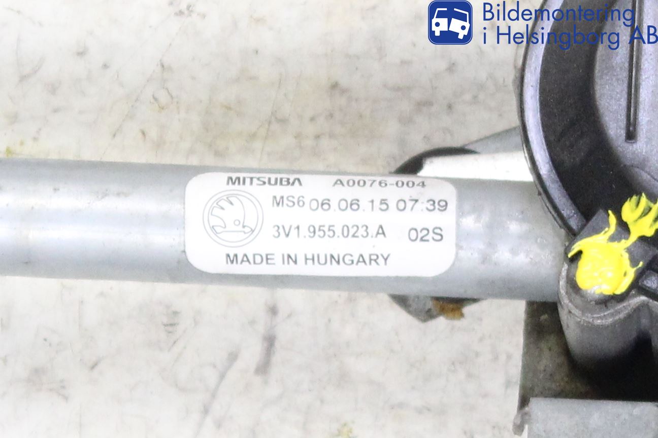 Skoda SUPERB 16-24 Torkarmekanism Vindruta